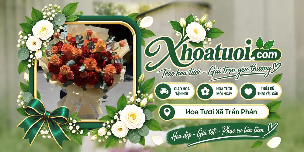 Hoa tươi Xã Trần Phán, Cà Mau giao tận nơi và thiết kế theo yêu cầu