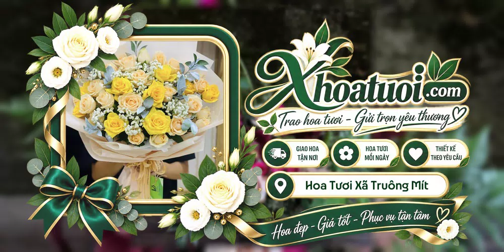 Hoa tươi Xã Truông Mít, Tây Ninh giao tận nơi và thiết kế theo yêu cầu