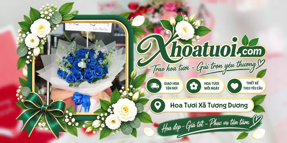 Hoa tươi Xã Tương Dương, Nghệ An giao tận nơi và thiết kế theo yêu cầu