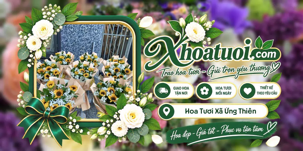 Hoa tươi Xã Ứng Thiên, Hà Nội giao tận nơi và thiết kế theo yêu cầu