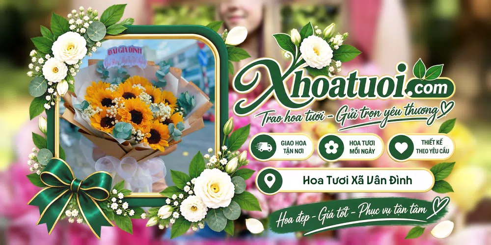 Hoa tươi Xã Vân Đình, Hà Nội giao tận nơi và thiết kế theo yêu cầu