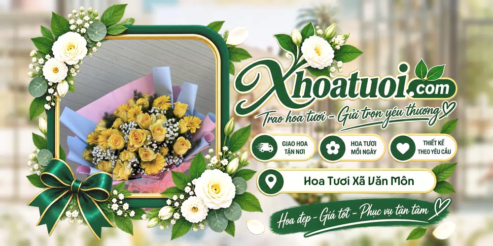 Hoa tươi Xã Văn Môn, Bắc Ninh giao tận nơi và thiết kế theo yêu cầu
