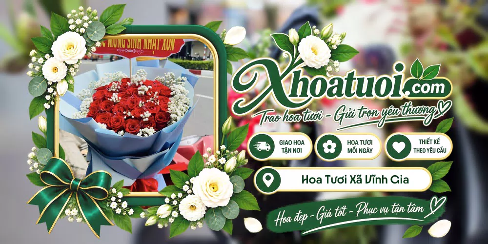 Hoa tươi Xã Vĩnh Gia, An Giang giao tận nơi và thiết kế theo yêu cầu