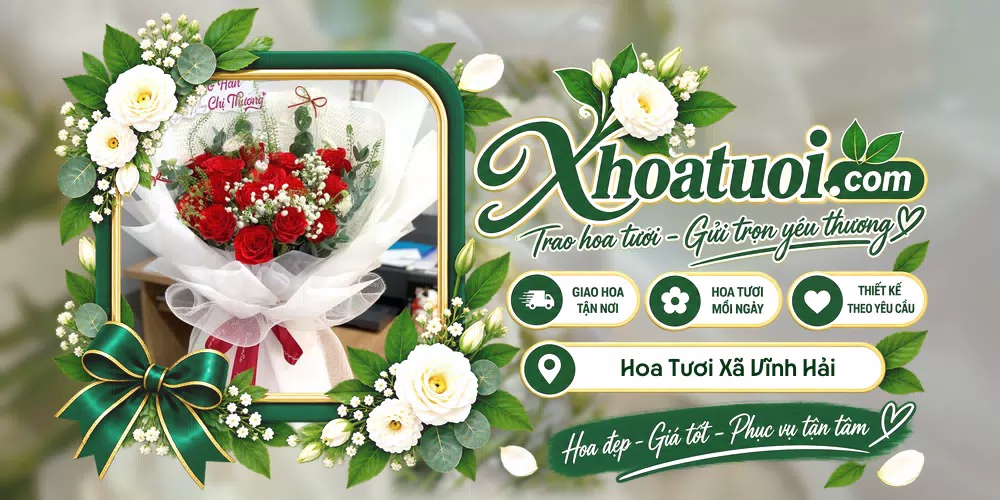 Hoa tươi Xã Vĩnh Hải, Cần Thơ giao tận nơi và thiết kế theo yêu cầu