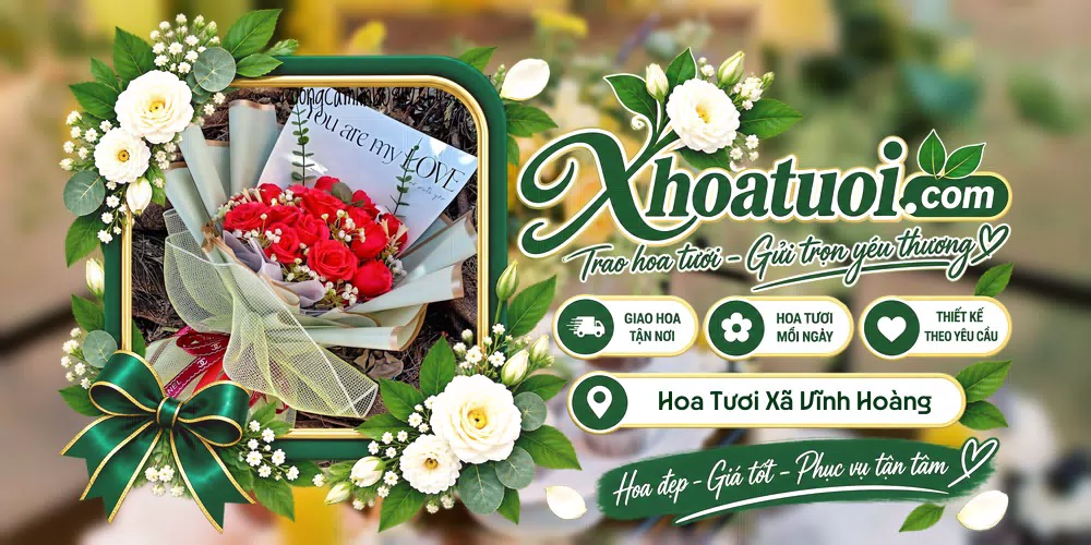 Hoa tươi Xã Vĩnh Hoàng, Quảng Trị giao tận nơi và thiết kế theo yêu cầu
