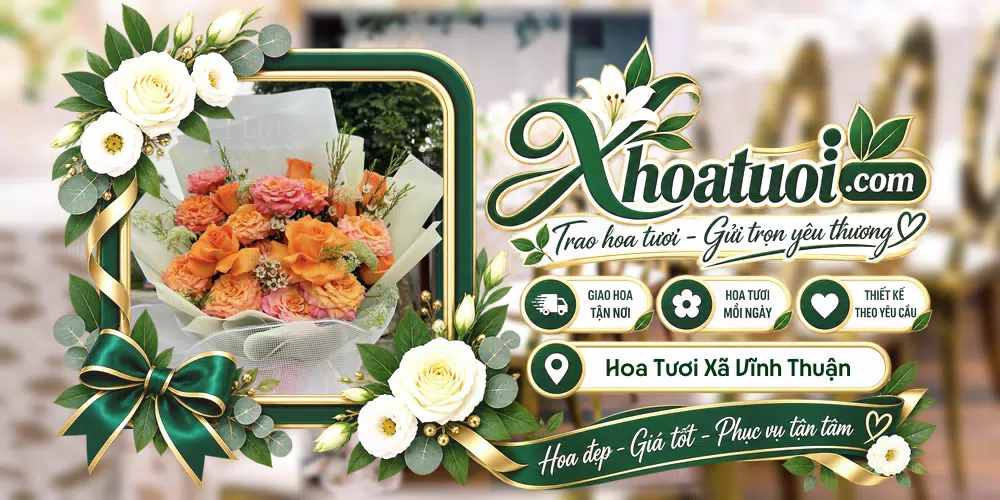 Hoa tươi Xã Vĩnh Thuận, Hải Phòng giao tận nơi và thiết kế theo yêu cầu