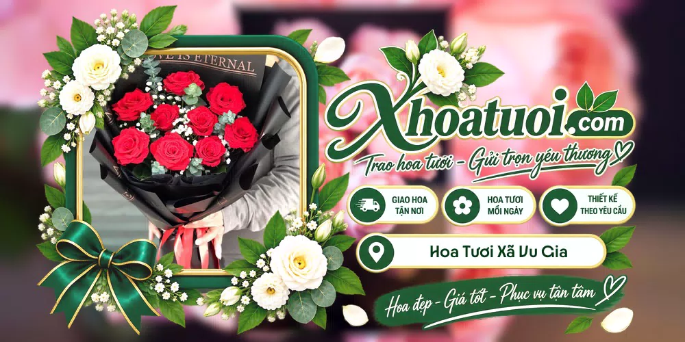 Hoa tươi Xã Vu Gia, Đà Nẵng giao tận nơi và thiết kế theo yêu cầu