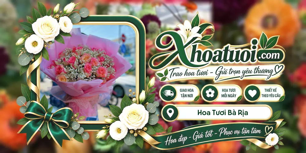 Shop hoa tươi Bà Rịa hỗ trợ chọn mẫu theo dịp và nhu cầu