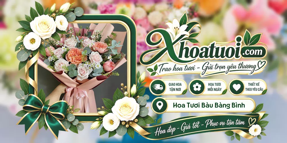 Mẫu hoa tươi đặt giao tại Bàu Bàng Bình Dương