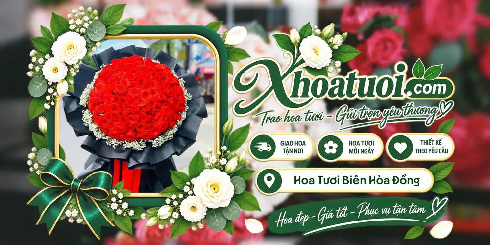 Shop hoa tươi Biên Hòa, Đồng Nai hỗ trợ chọn mẫu theo dịp và phong cách