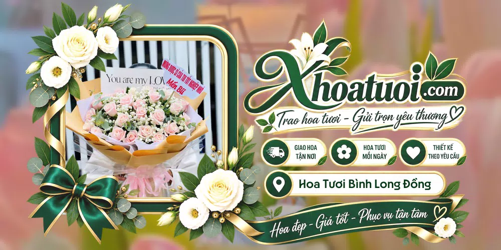 Shop hoa tươi Bình Long, Đồng Nai hỗ trợ chọn mẫu theo dịp và phong cách