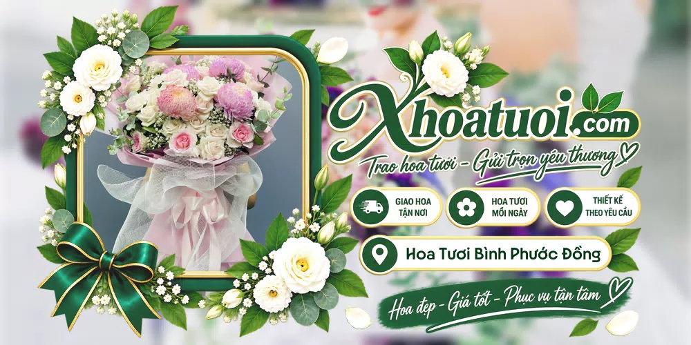 Shop hoa tươi Bình Phước, Đồng Nai hỗ trợ chọn mẫu theo dịp và phong cách