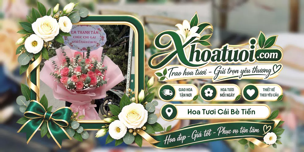Shop hoa tươi Cái Bè Tiền Giang hỗ trợ chọn mẫu theo dịp và nhu cầu