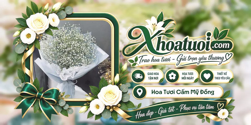 Shop hoa tươi Cẩm Mỹ, Đồng Nai hỗ trợ chọn mẫu theo dịp và phong cách