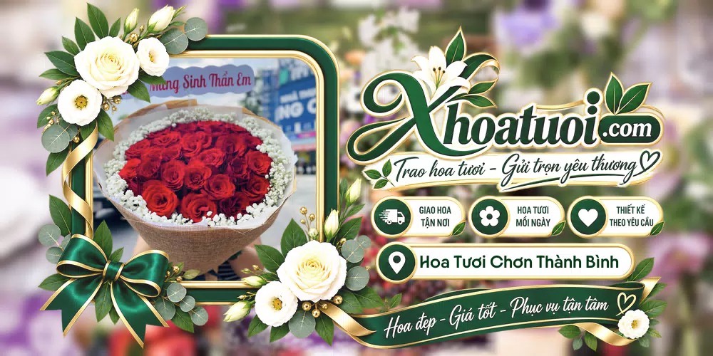 Shop hoa tươi Chơn Thành Bình Phước hỗ trợ chọn mẫu theo dịp và nhu cầu
