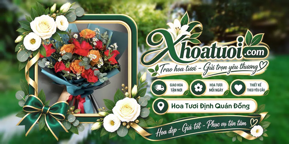 Shop hoa tươi Định Quán, Đồng Nai hỗ trợ chọn mẫu theo dịp và phong cách