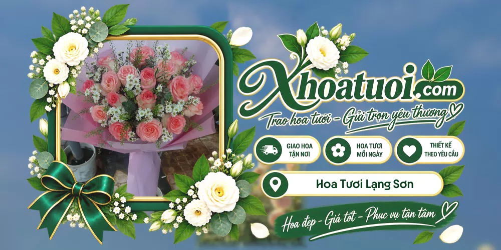 Mẫu hoa tươi đặt giao tại Phường Đông Kinh, Lạng Sơn