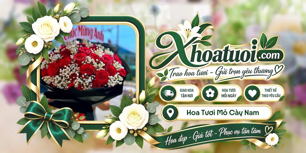 Shop hoa tươi Mỏ Cày Nam Bến Tre hỗ trợ chọn mẫu theo dịp và nhu cầu