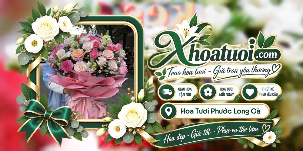 Shop hoa tươi Phước Long, Cà Mau hỗ trợ chọn mẫu theo dịp và phong cách