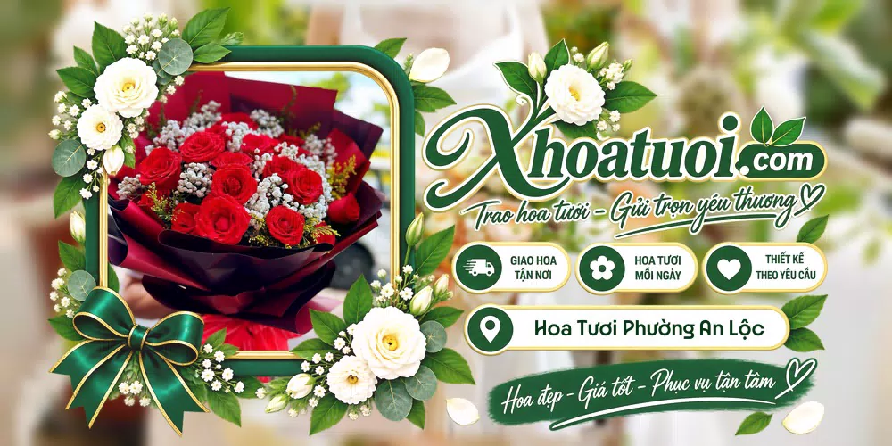 Mẫu hoa tươi đặt giao tại Phường An Lộc, Đồng Nai