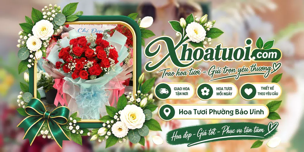 Shop hoa tươi Phường Bảo Vinh, Đồng Nai hỗ trợ chọn mẫu theo dịp và phong cách