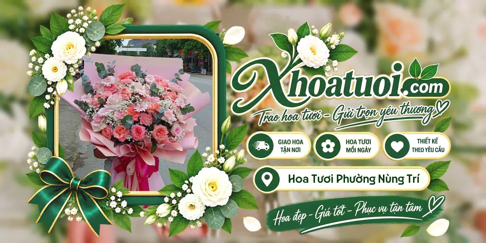 Shop hoa tươi Phường Nùng Trí Cao, Cao Bằng hỗ trợ chọn mẫu theo dịp và phong cách