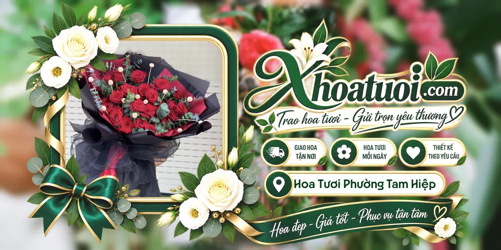 Shop hoa tươi Phường Tam Hiệp, Đồng Nai hỗ trợ chọn mẫu theo dịp và phong cách
