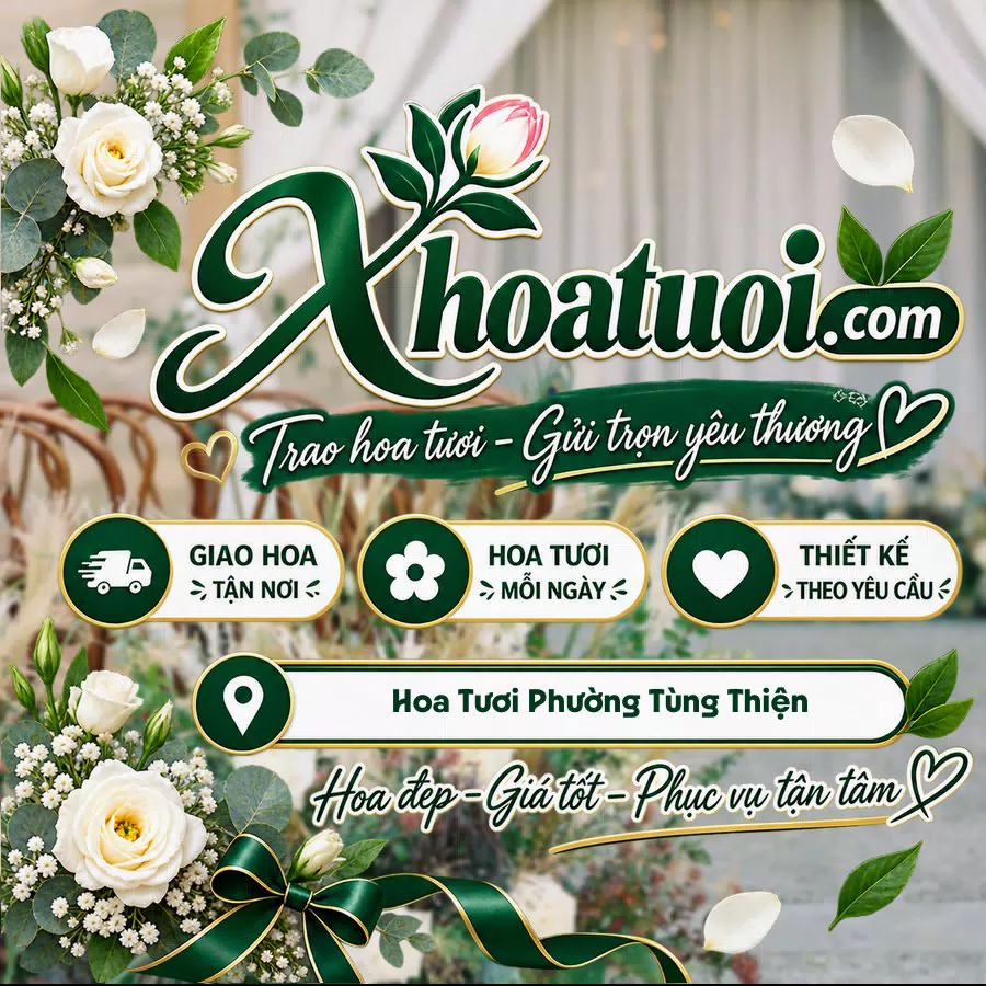 Shop hoa tươi Tùng Thiện hỗ trợ chọn mẫu theo dịp và phong cách
