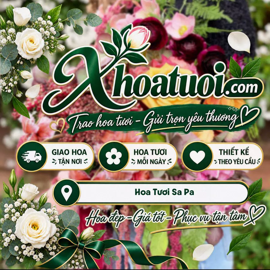 Shop hoa tươi Sa Pa hỗ trợ chọn mẫu theo dịp và phong cách