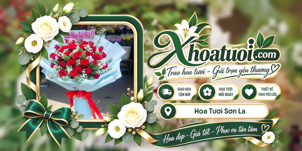 Shop hoa tươi Sơn La hỗ trợ chọn mẫu theo dịp và nhu cầu