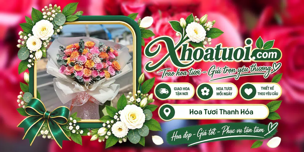Mẫu hoa tươi đặt giao tại Thanh Hóa