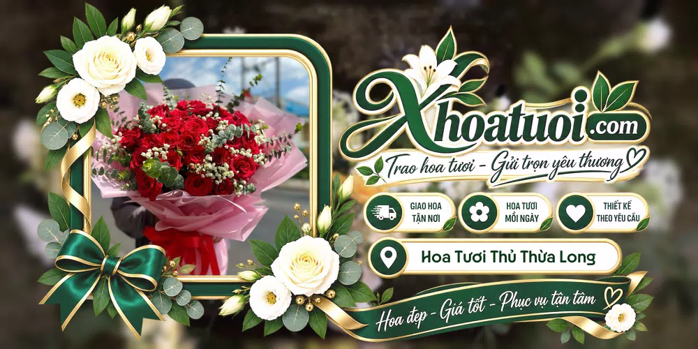 Shop hoa tươi Thủ Thừa Long An hỗ trợ chọn mẫu theo dịp và nhu cầu