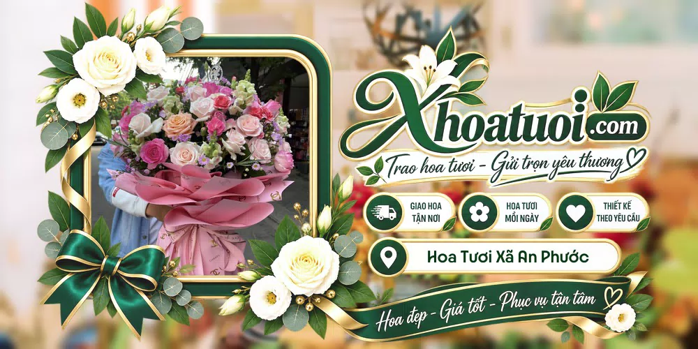 Mẫu hoa tươi đặt giao tại Xã An Phước, Đồng Nai