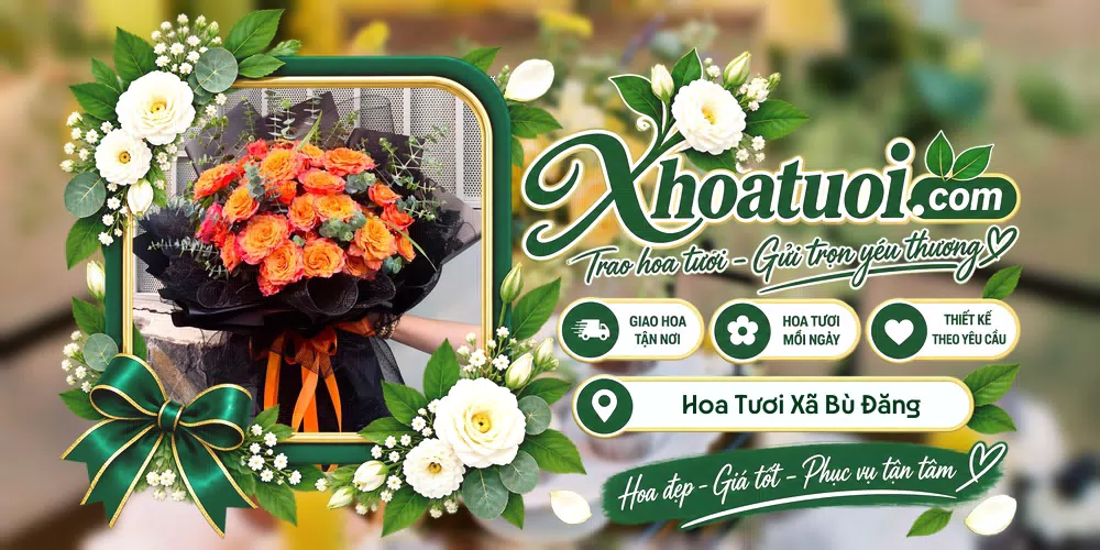Mẫu hoa tươi đặt giao tại Xã Bù Đăng, Đồng Nai