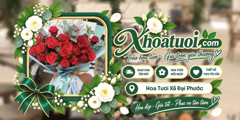 Shop hoa tươi Xã Đại Phước, Đồng Nai hỗ trợ chọn mẫu theo dịp và phong cách