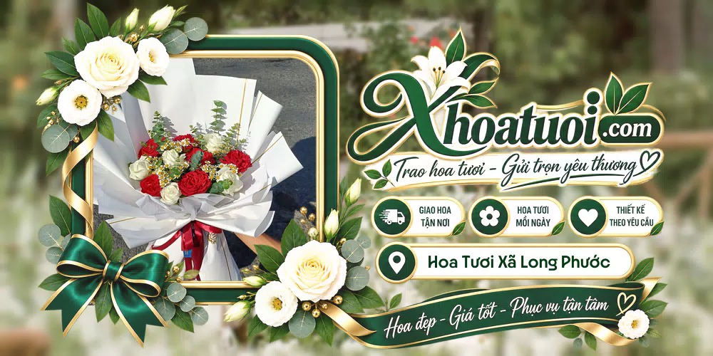 Mẫu hoa tươi đặt giao tại Xã Long Phước, Đồng Nai