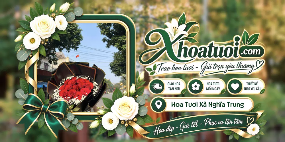 Shop hoa tươi Xã Nghĩa Trung, Đồng Nai hỗ trợ chọn mẫu theo dịp và nhu cầu