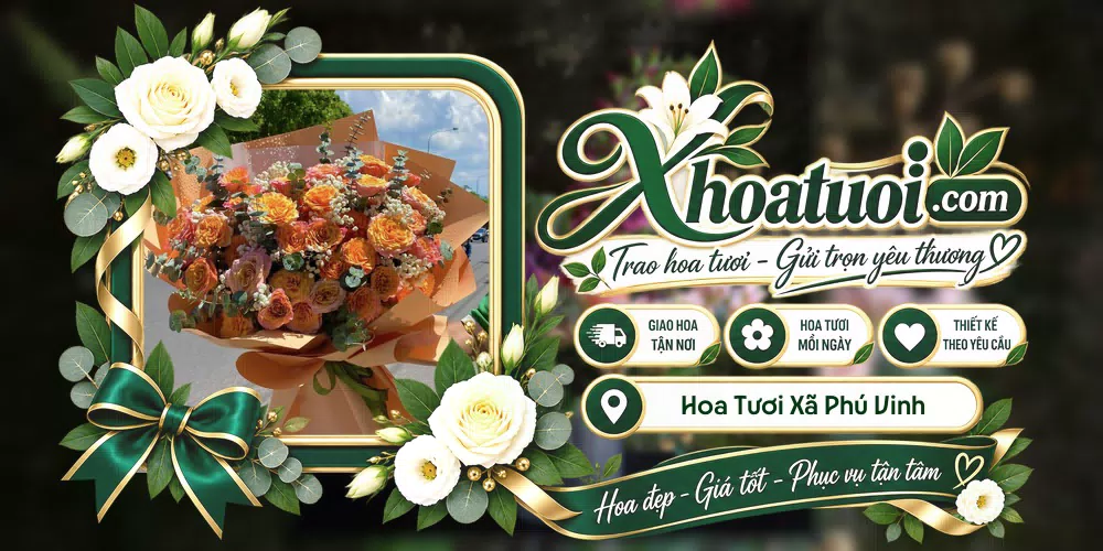Mẫu hoa tươi đặt giao tại Xã Phú Vinh, Đồng Nai
