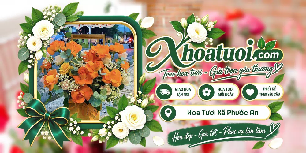 Shop hoa tươi Xã Phước An, Đồng Nai hỗ trợ chọn mẫu theo dịp và phong cách