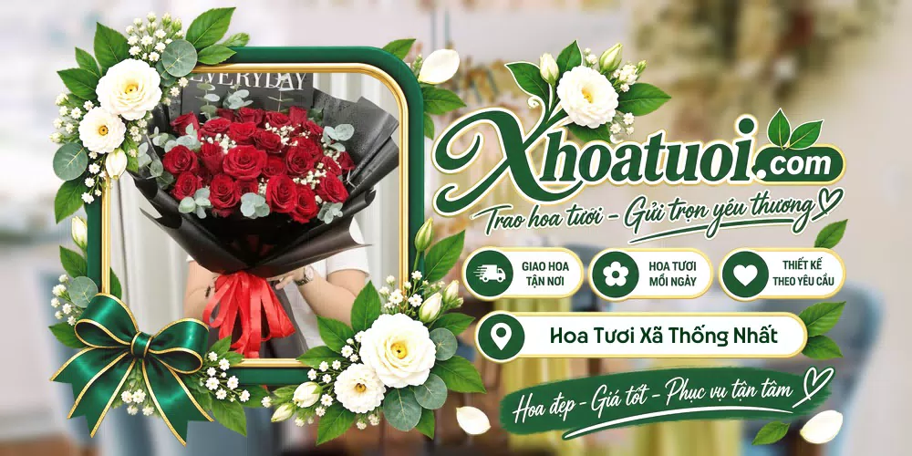 Shop hoa tươi Xã Thống Nhất, Đồng Nai hỗ trợ chọn mẫu theo dịp và phong cách