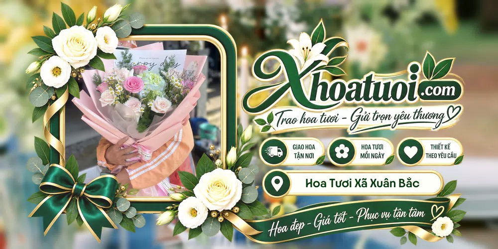 Shop hoa tươi Xã Xuân Bắc, Đồng Nai hỗ trợ chọn mẫu theo dịp và phong cách