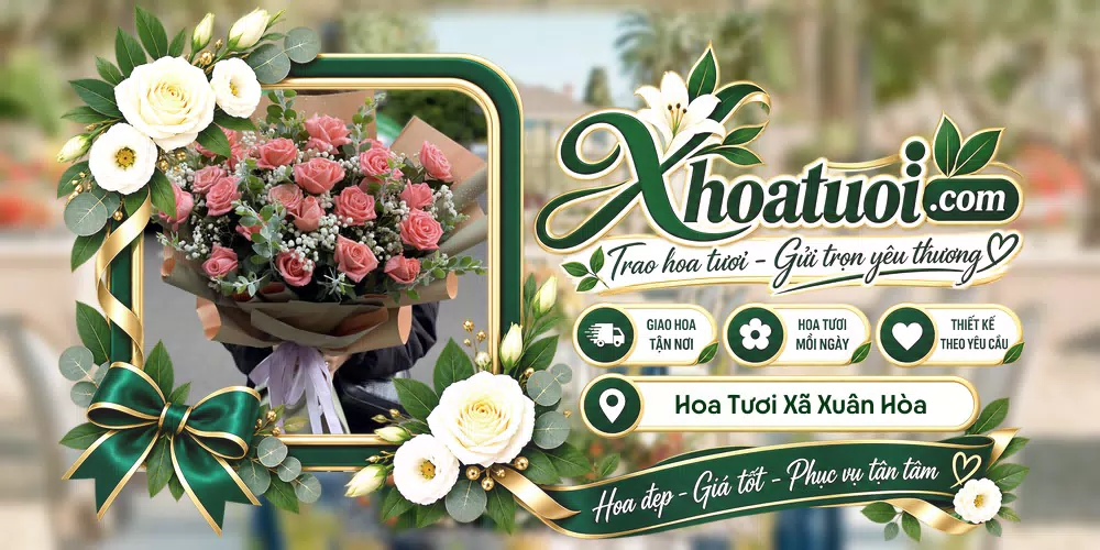 Shop hoa tươi Xã Xuân Hòa, Đồng Nai hỗ trợ chọn mẫu theo dịp và phong cách