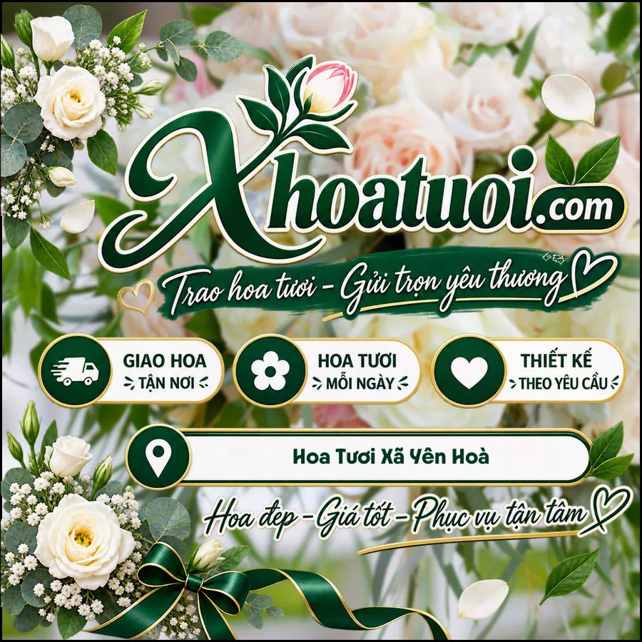 Shop hoa tươi Yên Hòa hỗ trợ chọn mẫu theo dịp và phong cách