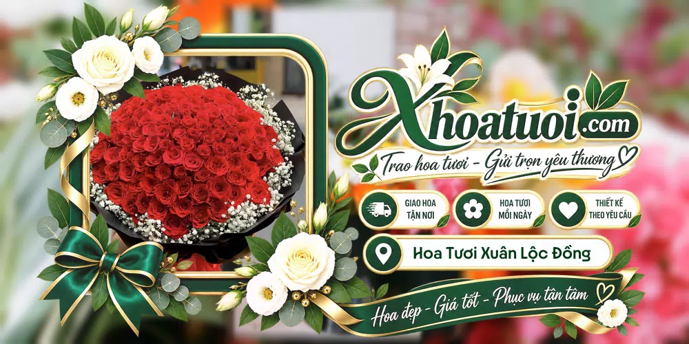 Shop hoa tươi Xuân Lộc, Đồng Nai hỗ trợ chọn mẫu theo dịp và phong cách