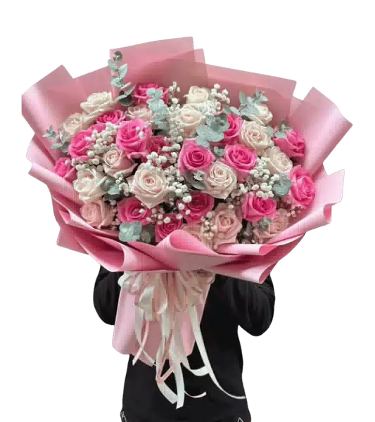 Bó Hoa Hồng Đậm