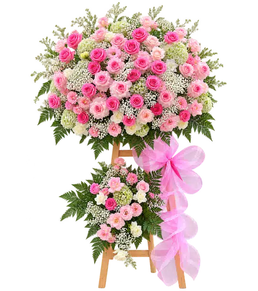 Kệ Hoa Hai Tầng Hồng Tông Hồng – Mẫu 1058