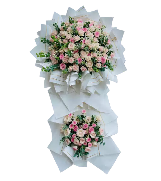 Kệ Hoa Tang 2 Tầng mang sắc Hồng Phấn