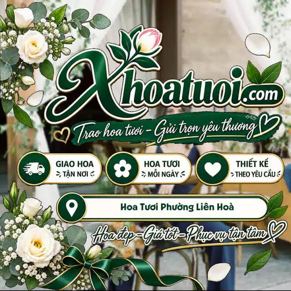 Shop Hoa Tươi Phường Liên Hoà, Quảng Ninh - Giao Hoa Nhanh Chóng