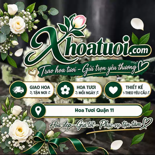 Shop Hoa Tươi Quận 11, Hồ Chí Minh - Đặt Hoa Online