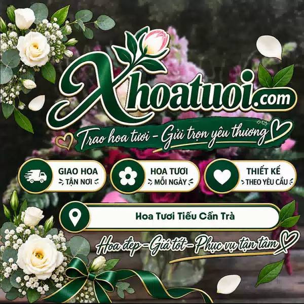 Shop Hoa Tươi Tiểu Cần Trà Vinh, Vĩnh Long - Đặt Hoa Online